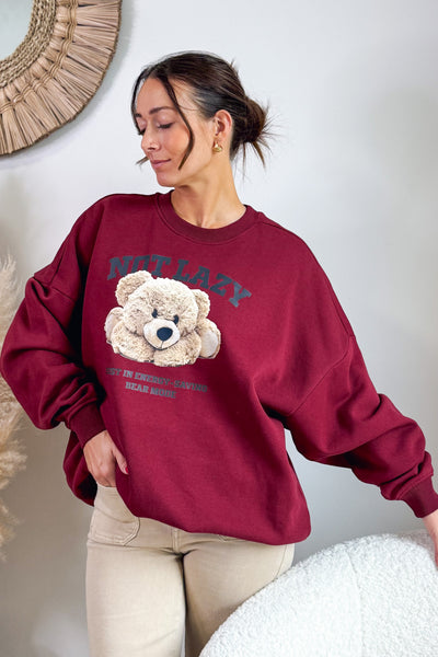 Sweat Bila Bordeaux Only (15314974114117)