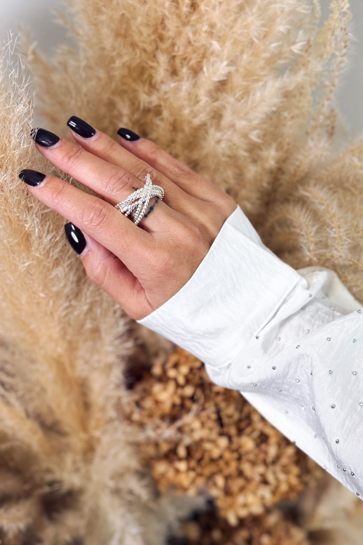 Bague Multi Rangs Argent