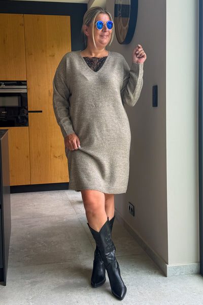Robe Pull CarAdela Taupe Carmakoma (15260690415941)