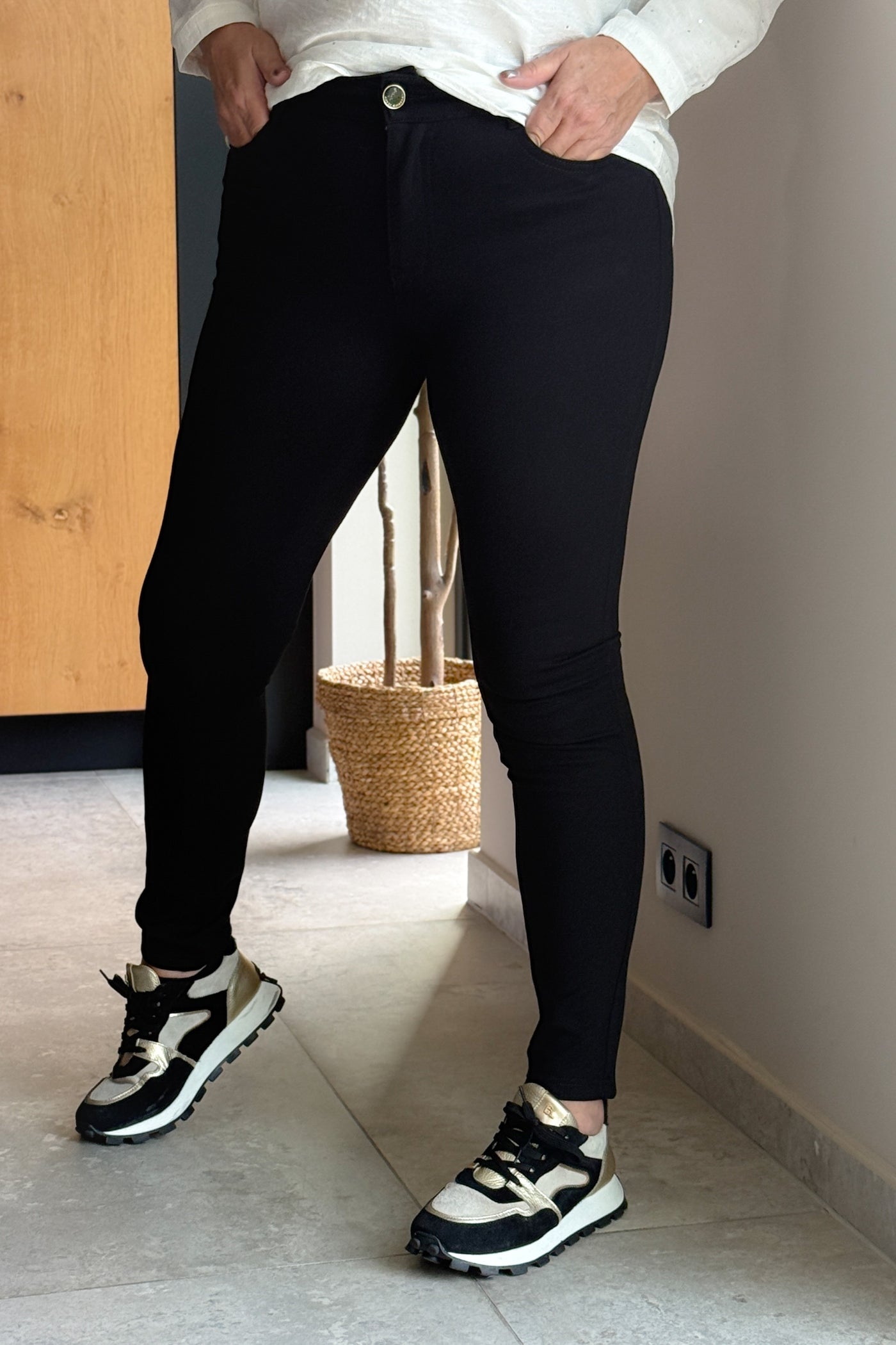 Pantalon Legging Slim Noir GT