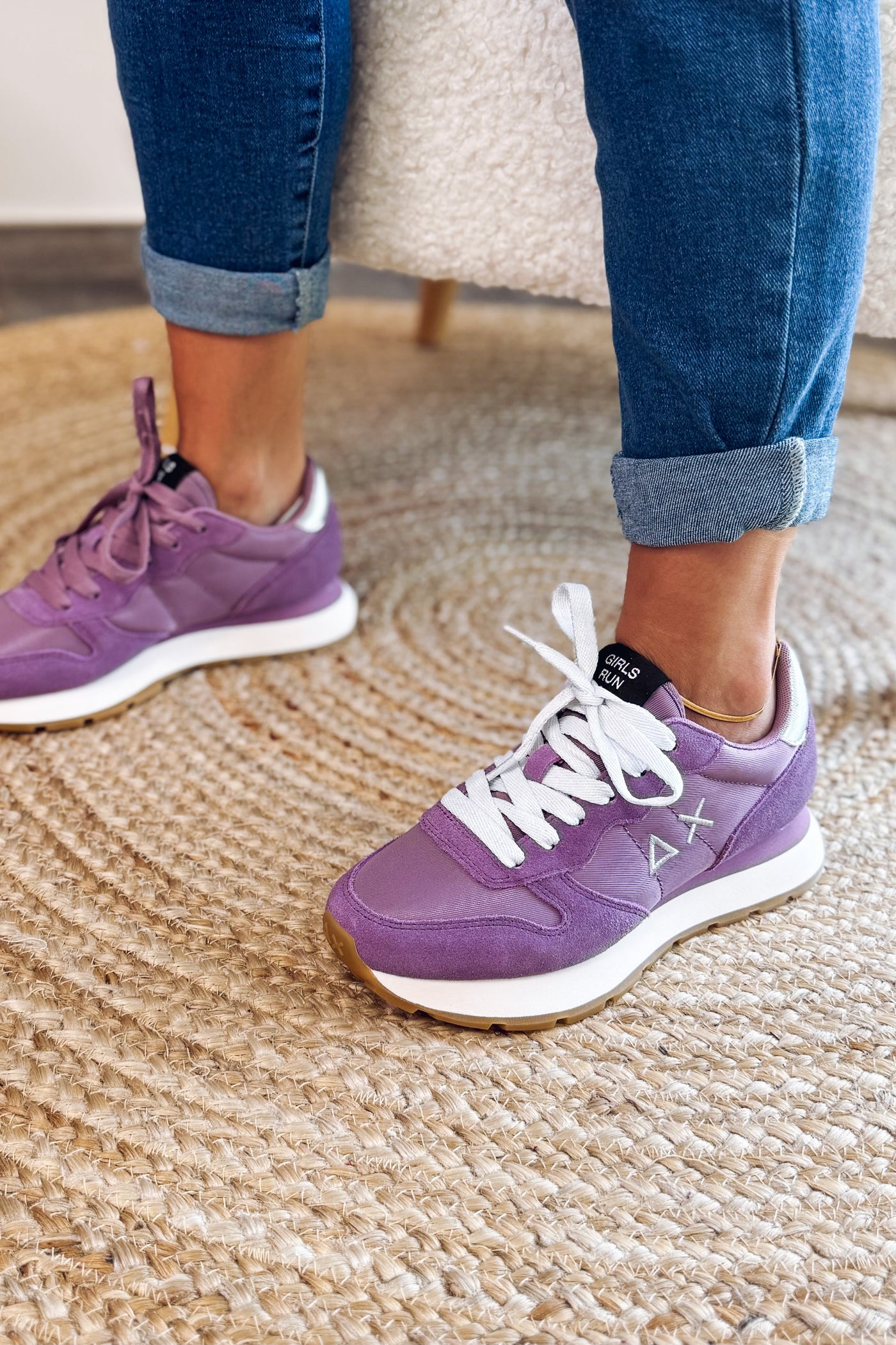 Baskets Sun68 Mauve (15222116712773)