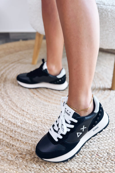 Baskets Sun68 Noir simili cuir (15174848086341)