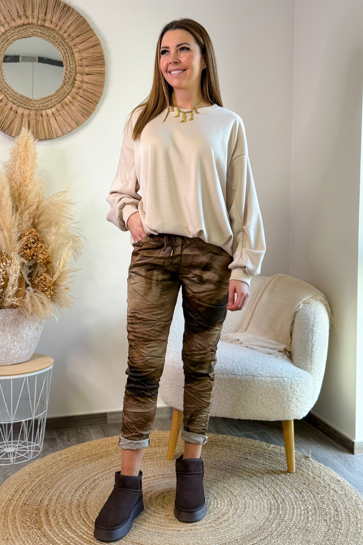 Pantalon Magique Onédia Choco