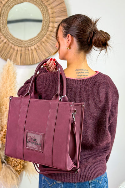 Sac The Tote Bag Suédine Bordeaux (15314213437765)