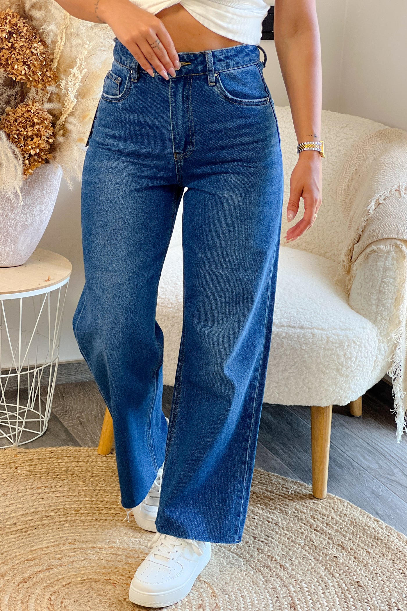 Jeans Toxik L21046-3 Taille Haute Bleu Moyen (9267948978501)