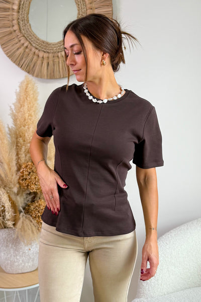 T-Shirt Eva Choco JDY (15329597948229)