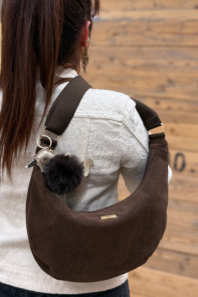 Sac Vinzie Choco En Velours (15296211976517)
