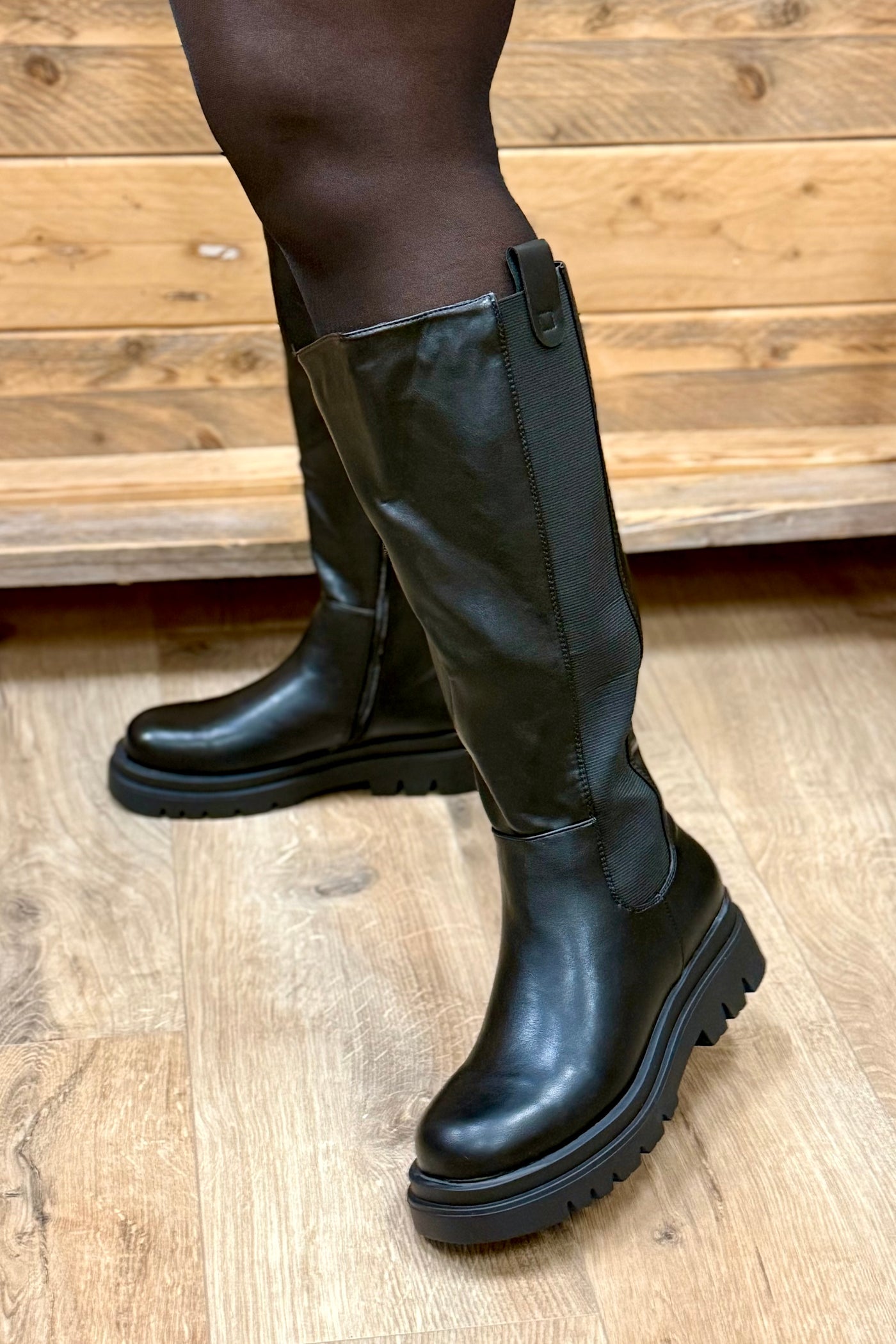Botte Giulia Noir Mollet XXL (15318524494149)
