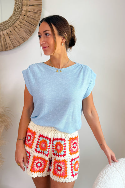 T-Shirt Donna Bleu Ciel Garcia (15095168237893)