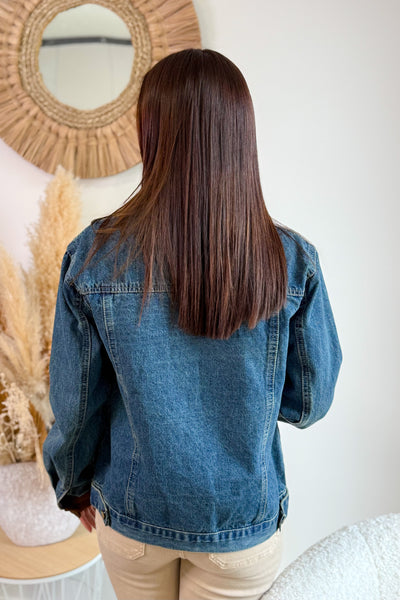 Veste En Jeans Cossia Bleu (15255314301253)