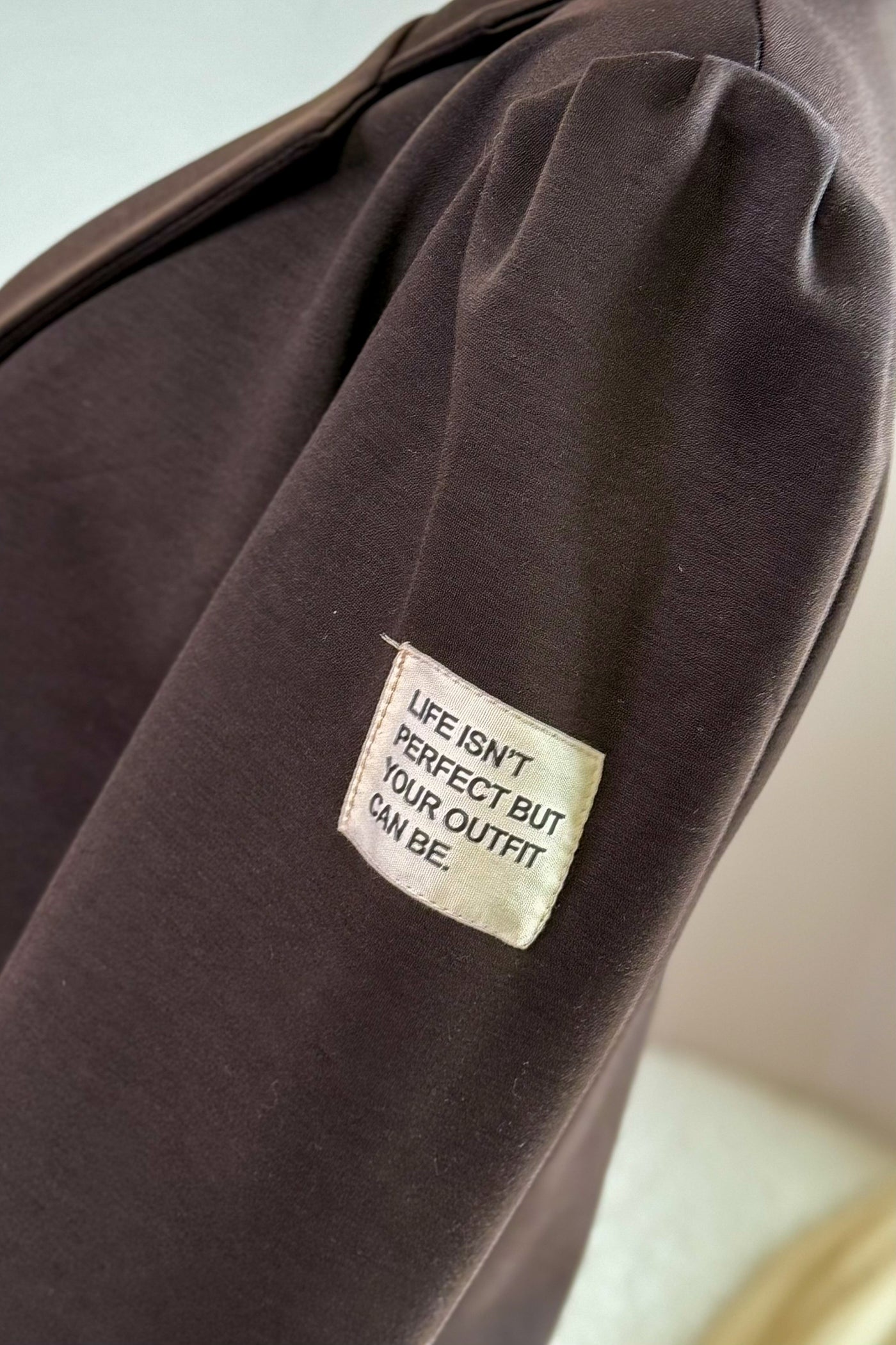 Blazer " Life Isn't Perfect..." Choco (15329576911173)