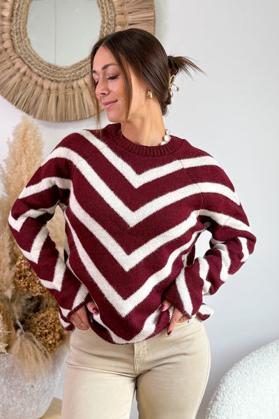 Pull Eliza Bordeaux Only (15329605288261)