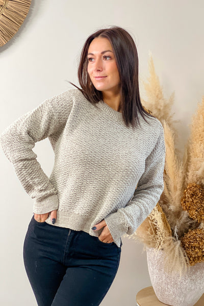 Pull Aviv Gris/Beige (8769722024261)