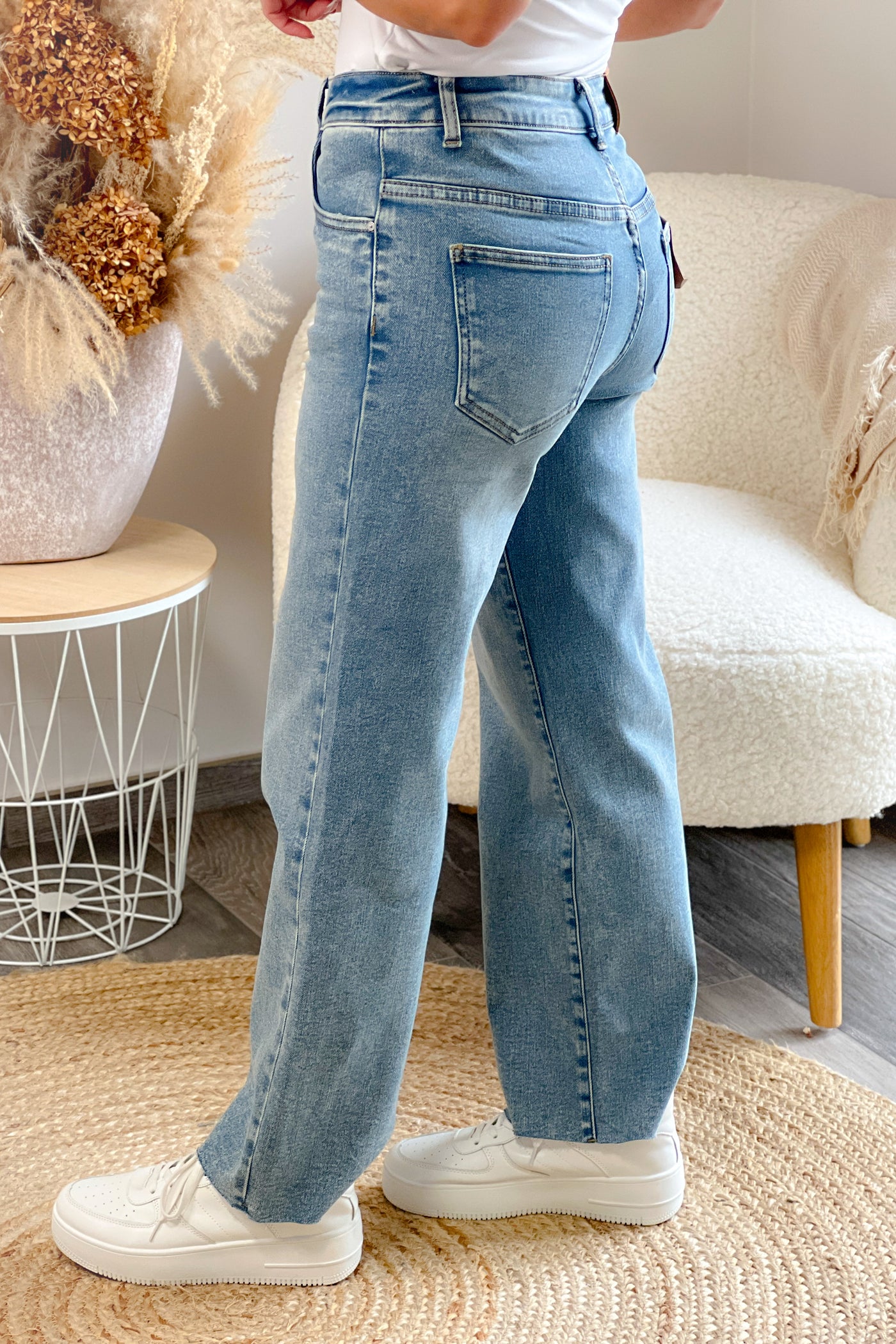 Jeans Toxik L21321-1 Croped Taille Haute Bleu (9156890100037)