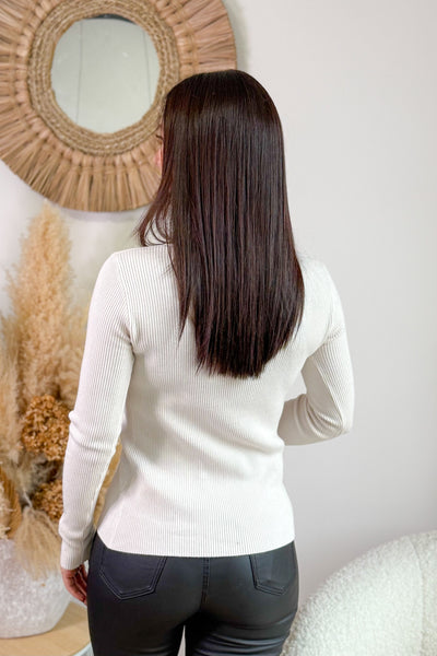 Top Manches Longues Bonita Beige