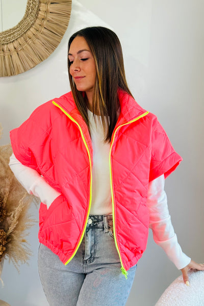 Veste Sans Manches Julietta Corail Fluo (15072281198917)