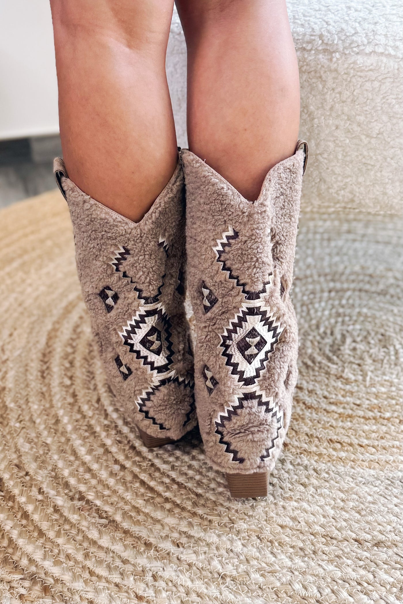 Botte Style Santiag Ginela Beige (15255222583621)