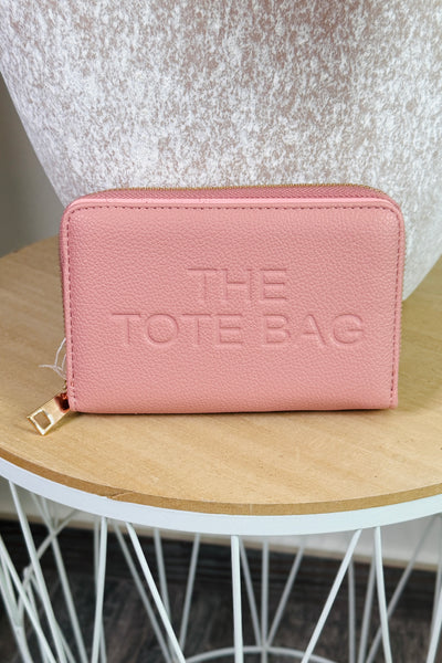 Portefeuille Tote Bag Moyen Rose Mat (15266154774853)