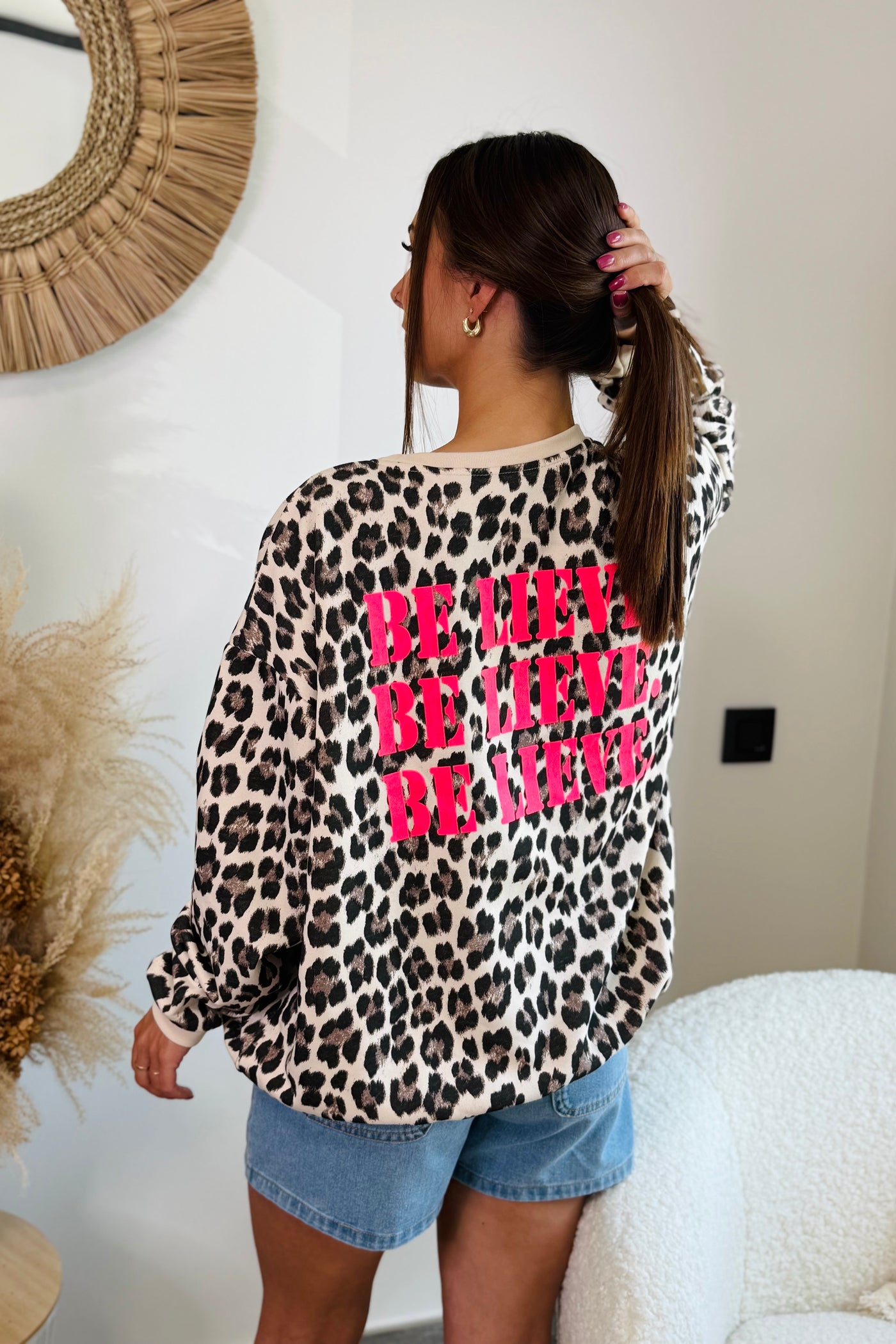 Sweat "Believe" Léopard (15046722289989)