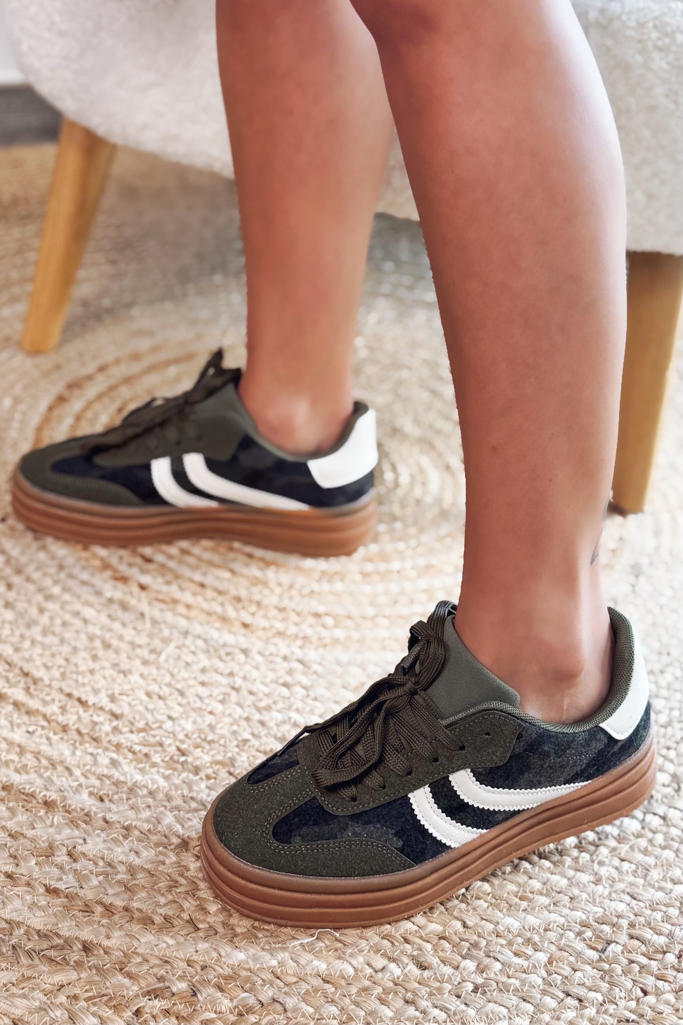 Baskets Addax Kaki Camouflage (15156953481541)