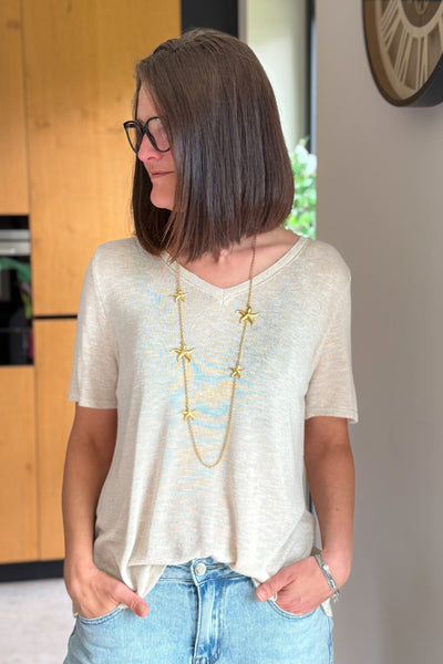 T-shirt Anaella Beige (15147925897541)