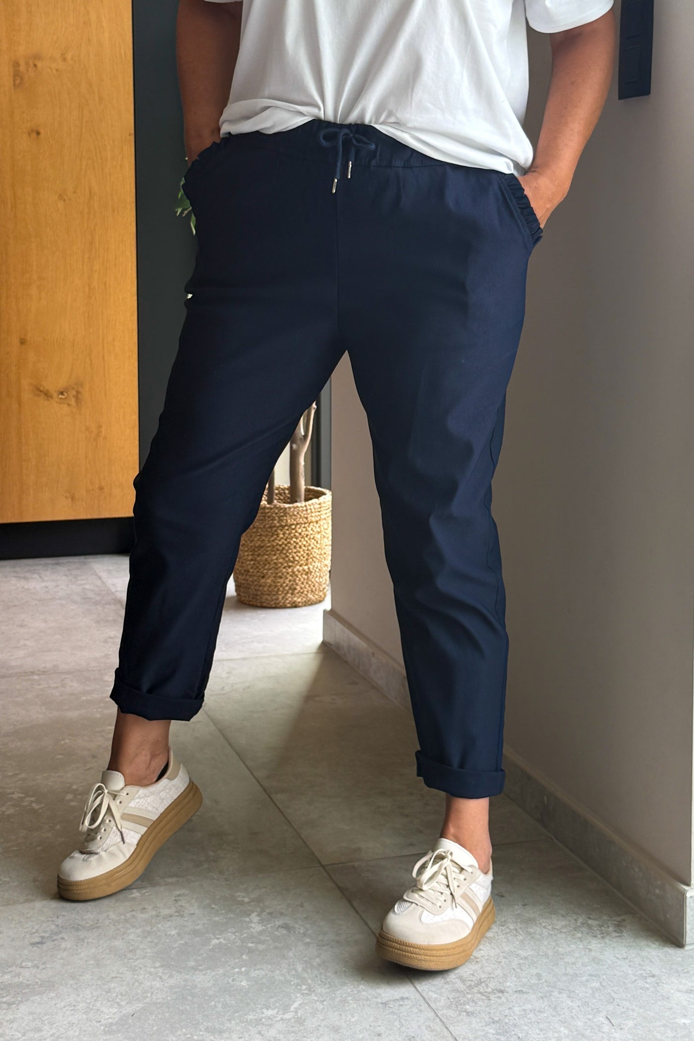 Pantalon A Nouer Evany Bleu Marine GT (15260771090757)