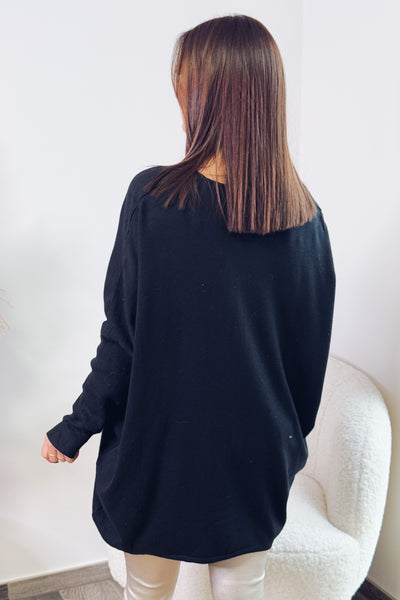 Pull Oversize Riata Noir (14843880046917)