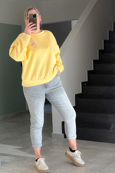 Sweat " Pink Gin " GT Jaune (14970647970117)