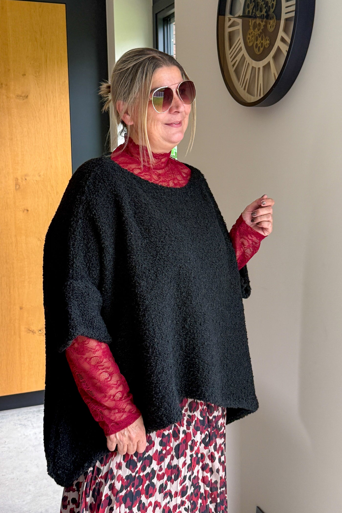 Pull Bouclette Sabine Noir GT