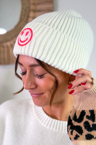 Bonnet Smiley Blanc (15314276974917)
