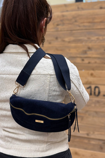 Sac Banane Devia Bleu Marine En Velours (15296253854021)