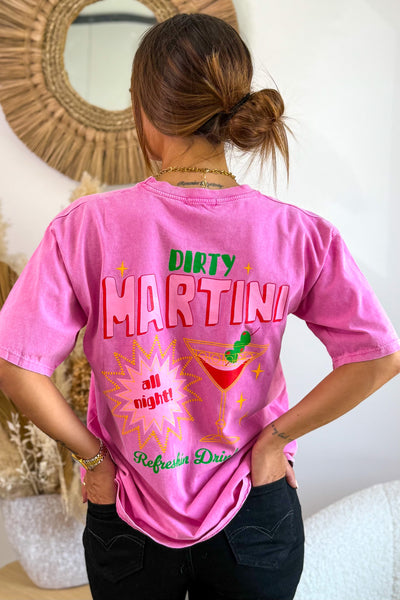 T-Shirt " Martini" Rose (15242510696773)