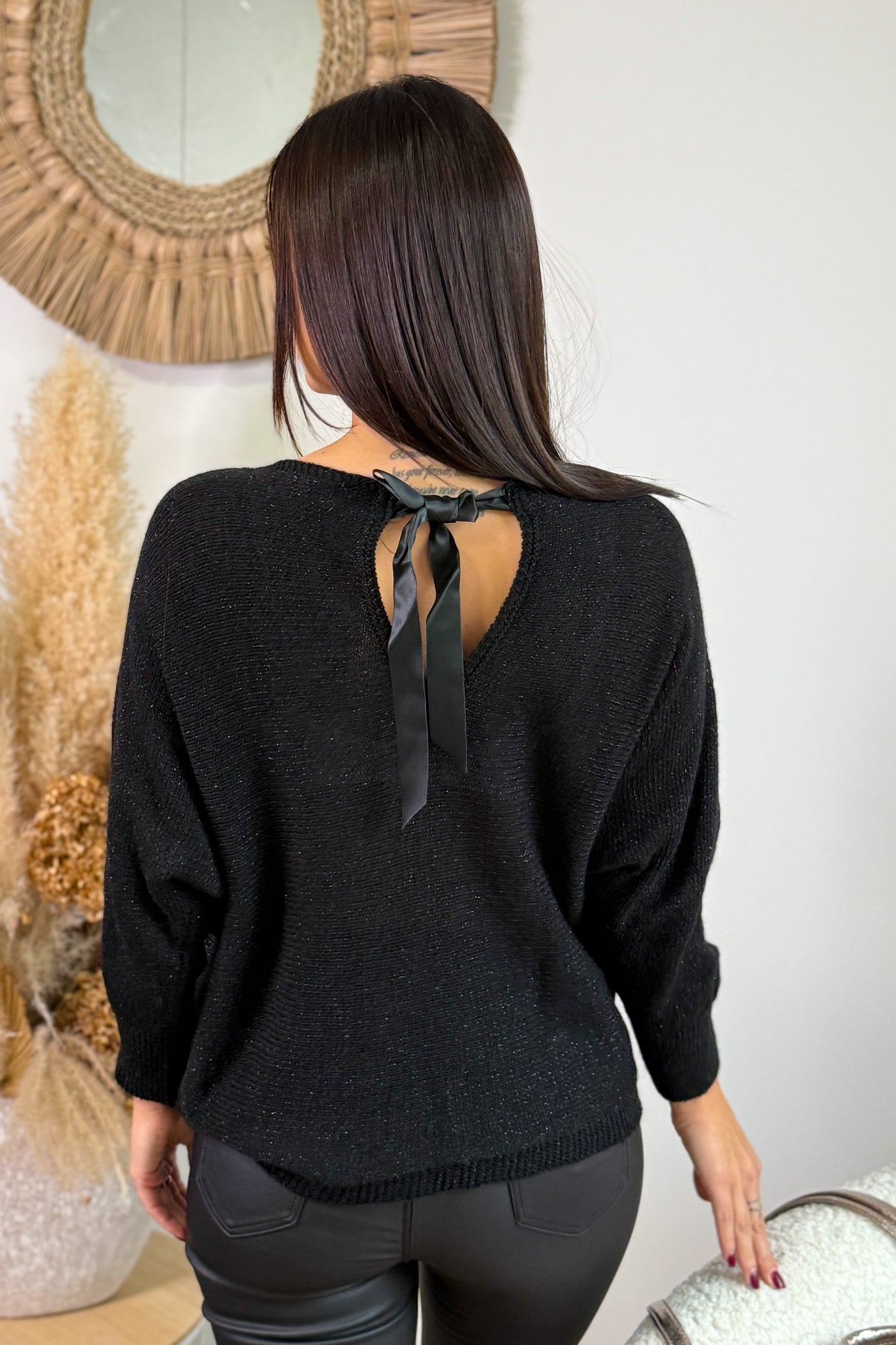 Pull Romy Lurex Noir