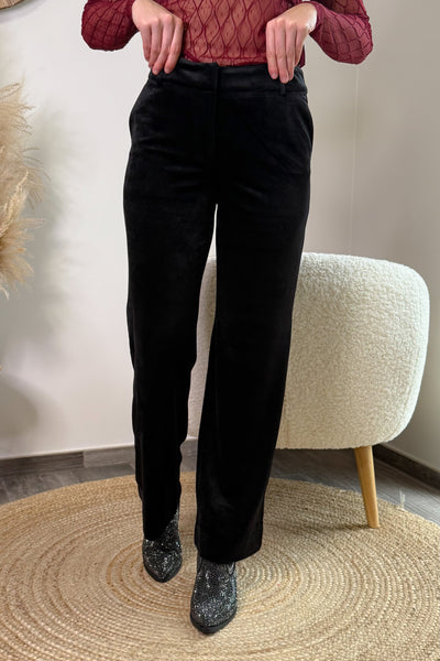 Pantalon Kayle Noir Velours Only