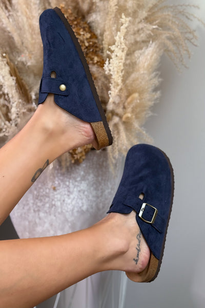 Mules Yali Bleu Marine