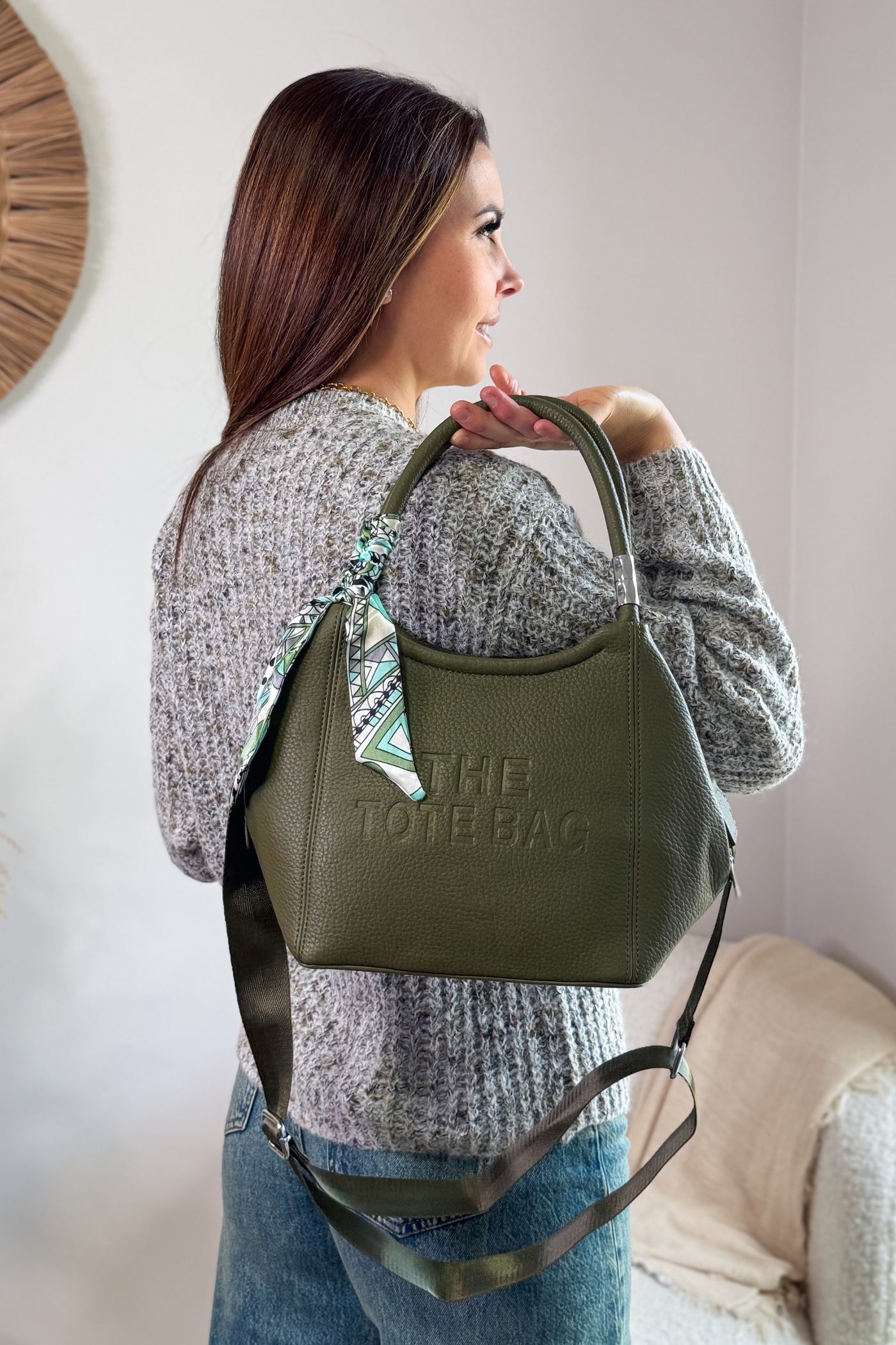 Sac " Tote bag" Hexagonal Kaki