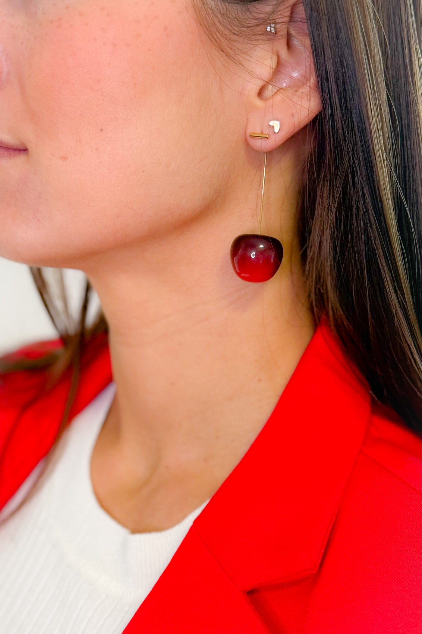 Boucles d'oreille Cerises pendantes (14904556388677)