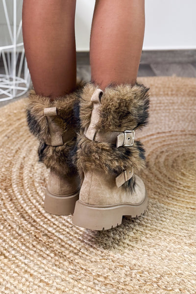 Bottes Fourrure Anne-So Beige