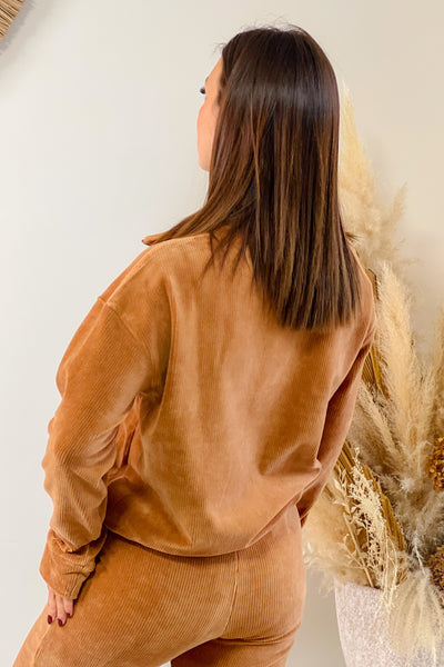 Veste Velours Aléa Camel (8733080158533)