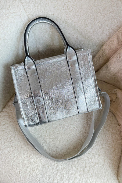 THE TOTE BAG Métalisé Argenté (15038328570181)