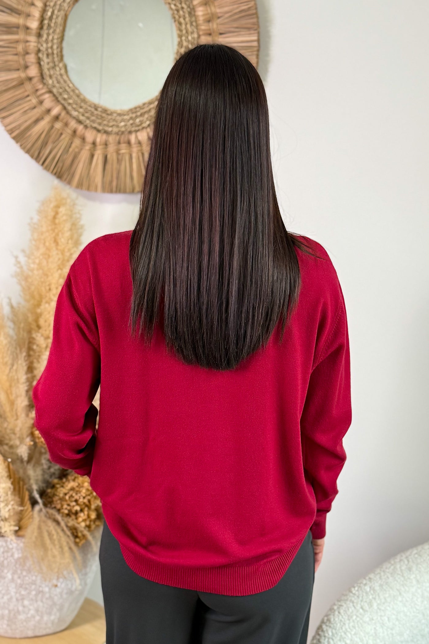 Sous Pull Marjo Bordeaux