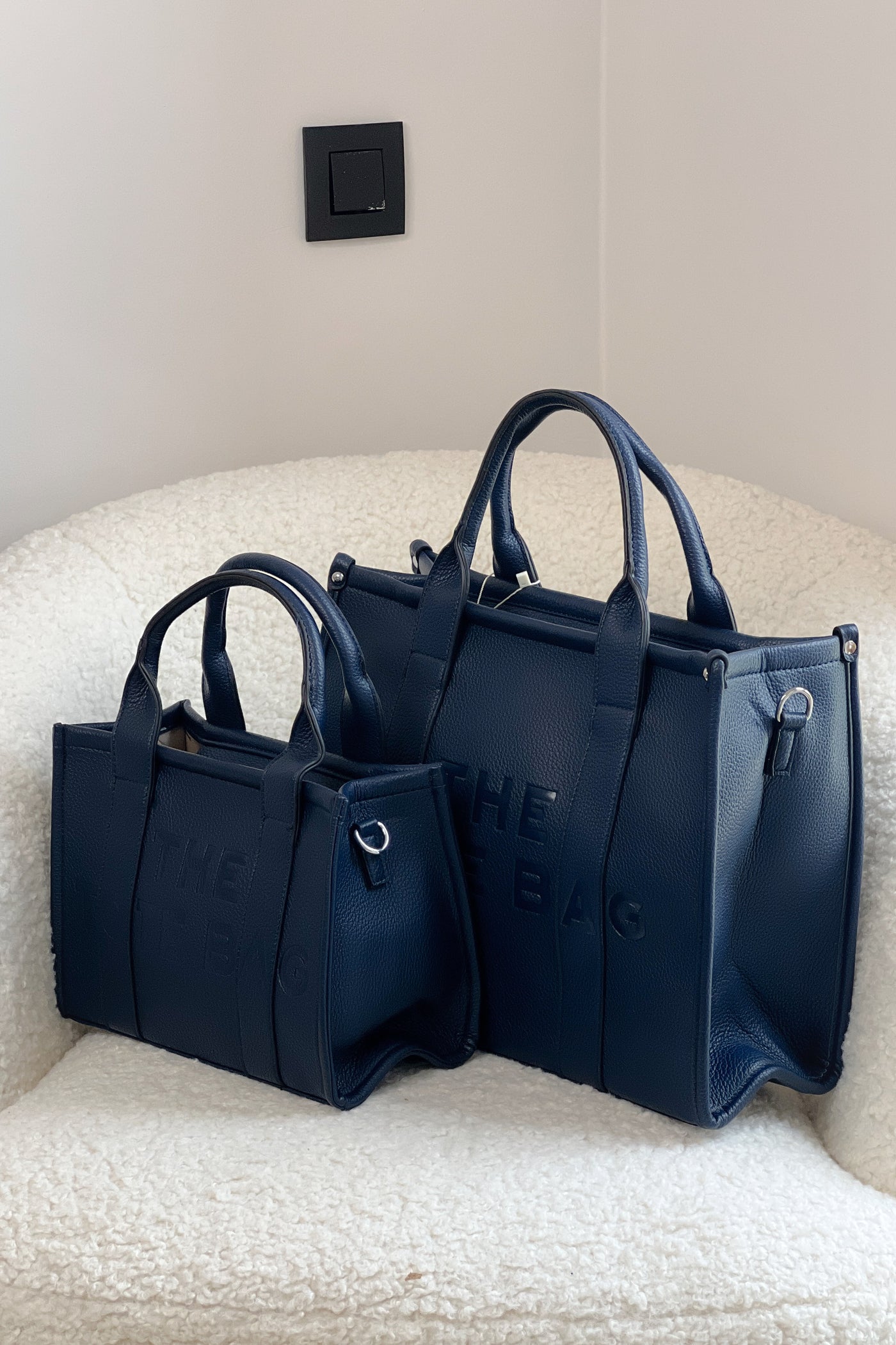 THE TOTE BAG Bleu Marine (9366833332549)