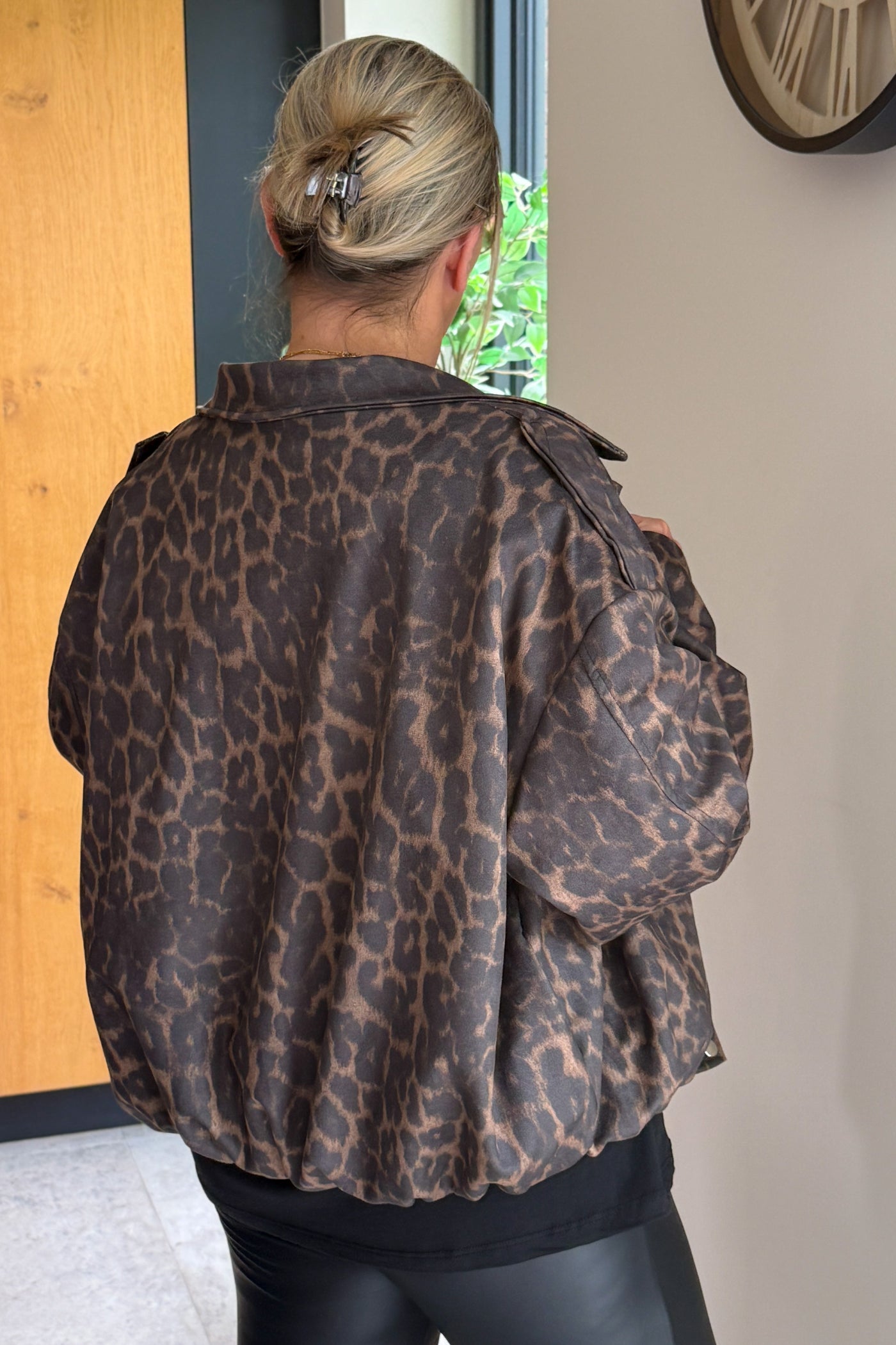 Veste Louane Suédine Léopard GT