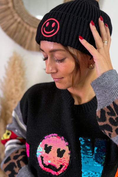 Bonnet Smiley Noir (15314274976069)