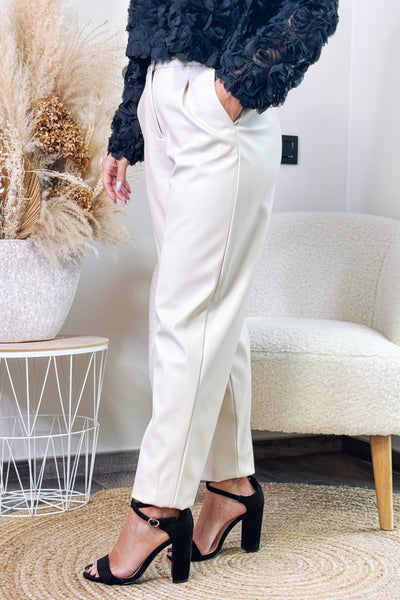 Pantalon Mynte Simili Beige Only (14836869857605)