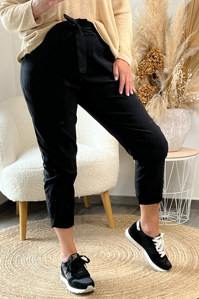 Pantalon à nouer Maelysa Noir GT (9639883309381)