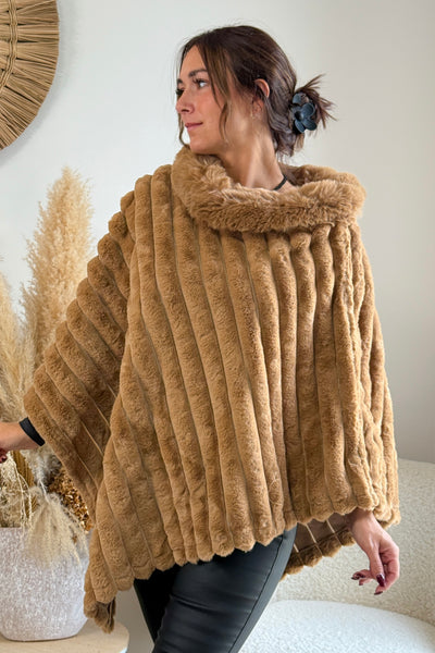 Poncho Odélie Camel (9719864688965)