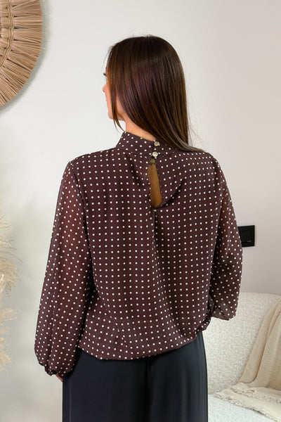 Blouse Silia Choco (15344900014405)