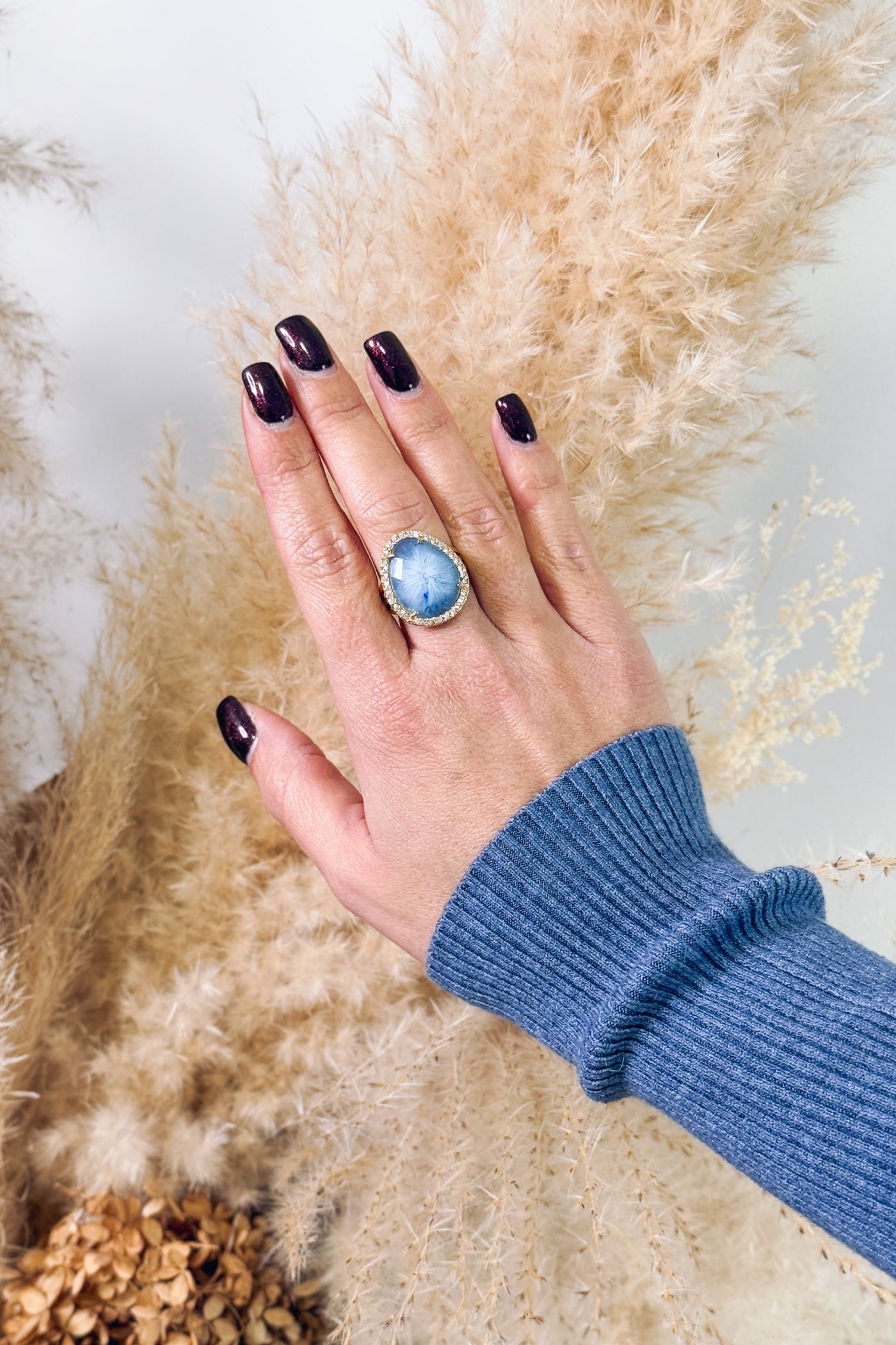 Bague Pierre Bleu Jeans (14861965459781)