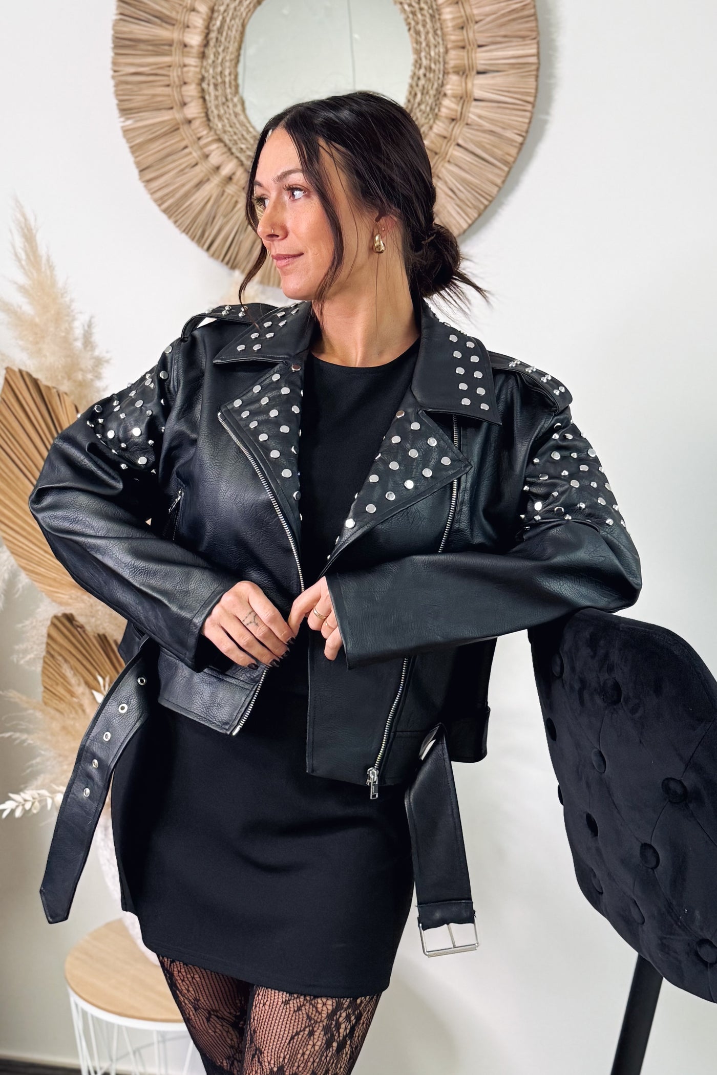 Perfecto Destiny A Clous Noir Only